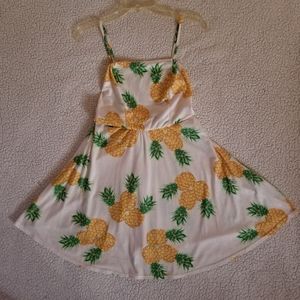 ASOS Back Tie Pineapple Dress